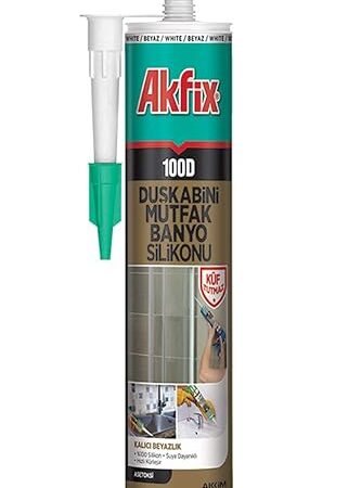 Akfix Duşakabin Silikonu Beyaz