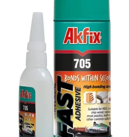 Akfix 705 Mdf Kit Hızlı Yapıştırıcı 200Ml + 50Gr