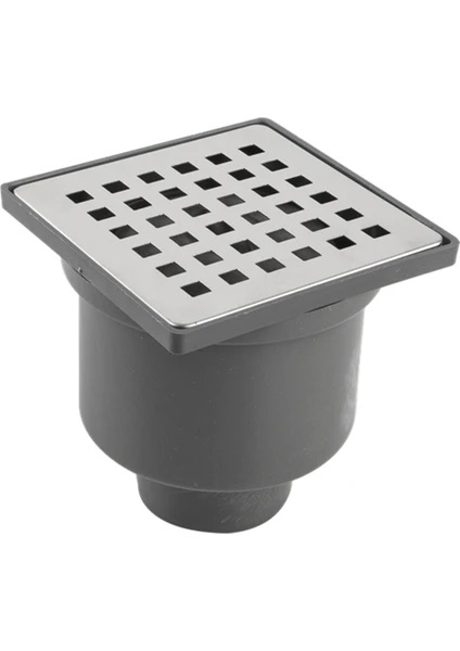 Krom Yer Süzgeci Alttan Çıkışlı 10*10 Q50