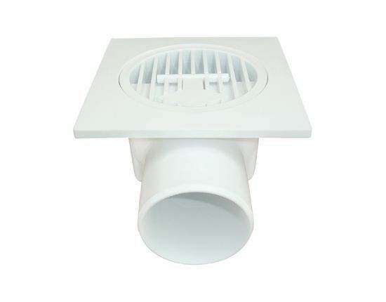 Plastik Yer Süzgeci Yandan Çıkışlı 10*10 Q50