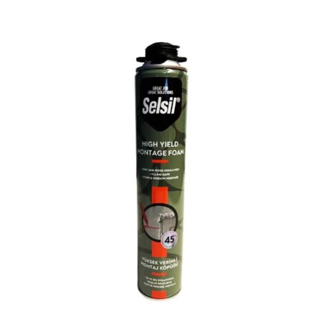 Selsil Poliüretan Montaj Köpüğü Tabancalı 750 Ml (850 Gr)
