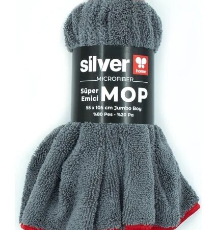 Silver Microfiber Havlu Püskül